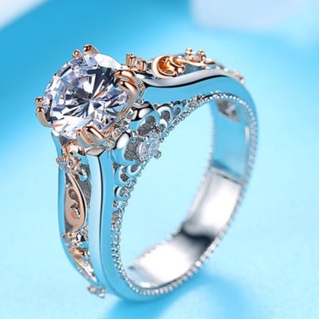 Genuine White Gold Plated Ring